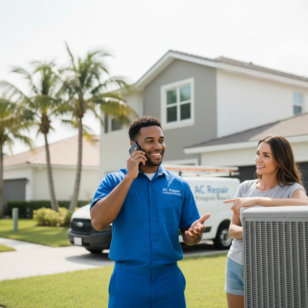 AC Repair Pompano Beach customer support in Shermans Dale